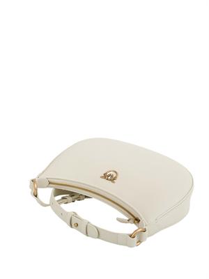 Borsa Pinko Mini Love Bag Half Moon Simply bianco in DONNA