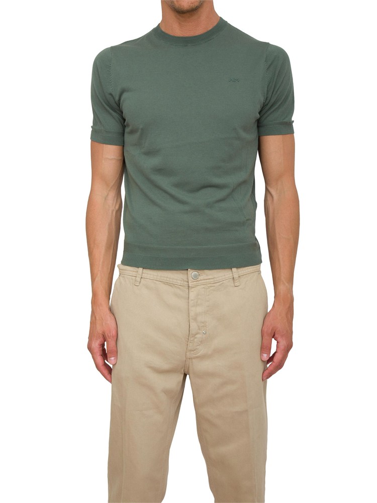 T-shirt in maglia Antony Morato verde