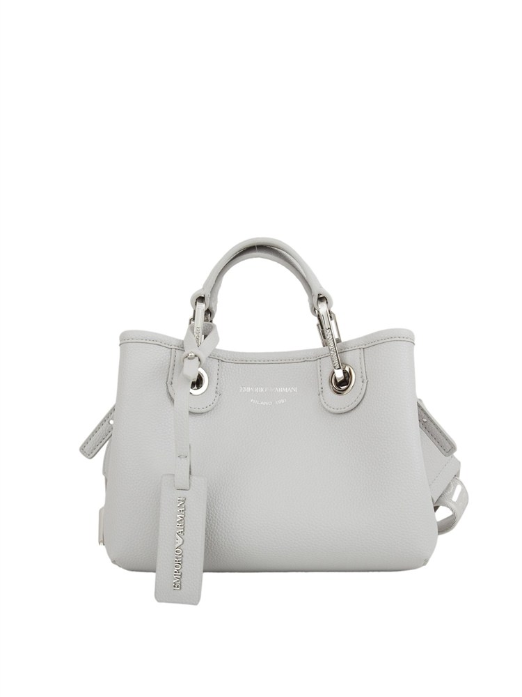 Mini bag Emporio Armani stampa cervo grigio