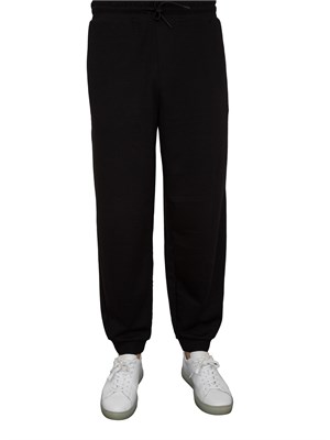EA7 EMPORIO ARMANI Pantaloni jogger EA7Core Identity Unisex in misto viscosa stretch nero in UOMO