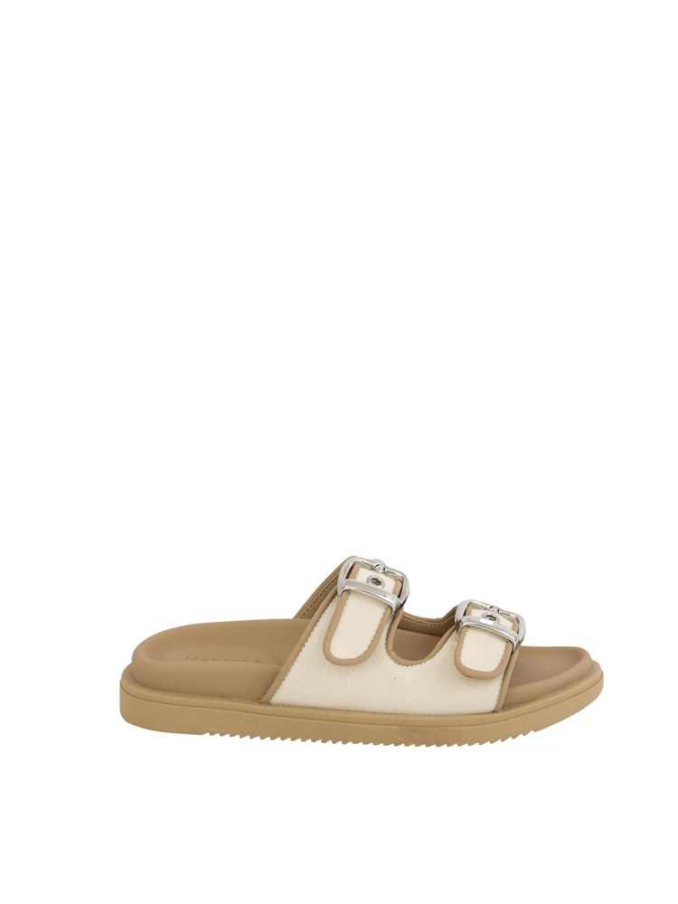 Sandalo a doppia fascia Marella beige