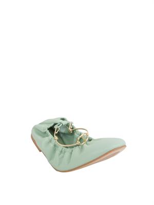 TWIN-SET Ballerine con cinturino Twinset acquamarina in DONNA