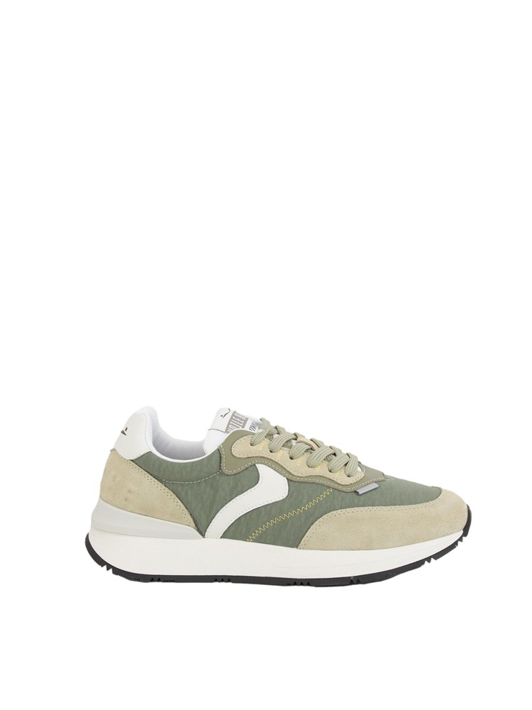 Sneakers Voile Blanche in suede e tessuto tecnico
verde