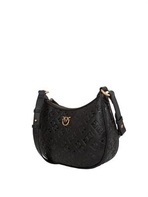 Borsa Pinko Half Moon nero in DONNA
