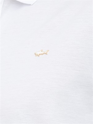 Polo Paul & Shark bianco in cotone Fine Piqué in UOMO
