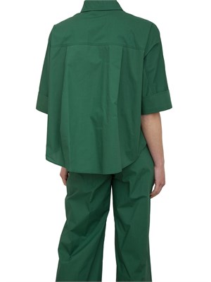 LIU JO Camicia boxy Liu-jo verde in cotone in DONNA