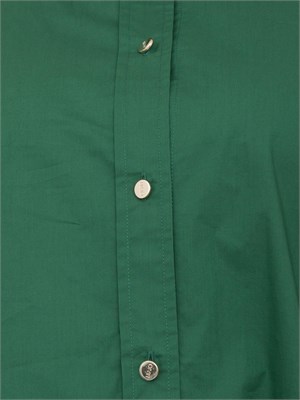 LIU JO Camicia boxy Liu-jo verde in cotone in DONNA
