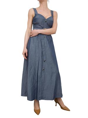 LIU JO Abito in lino Liu-Jo con cintura in denim in DONNA
