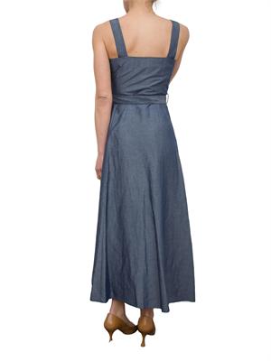 LIU JO Abito in lino Liu-Jo con cintura in denim in DONNA