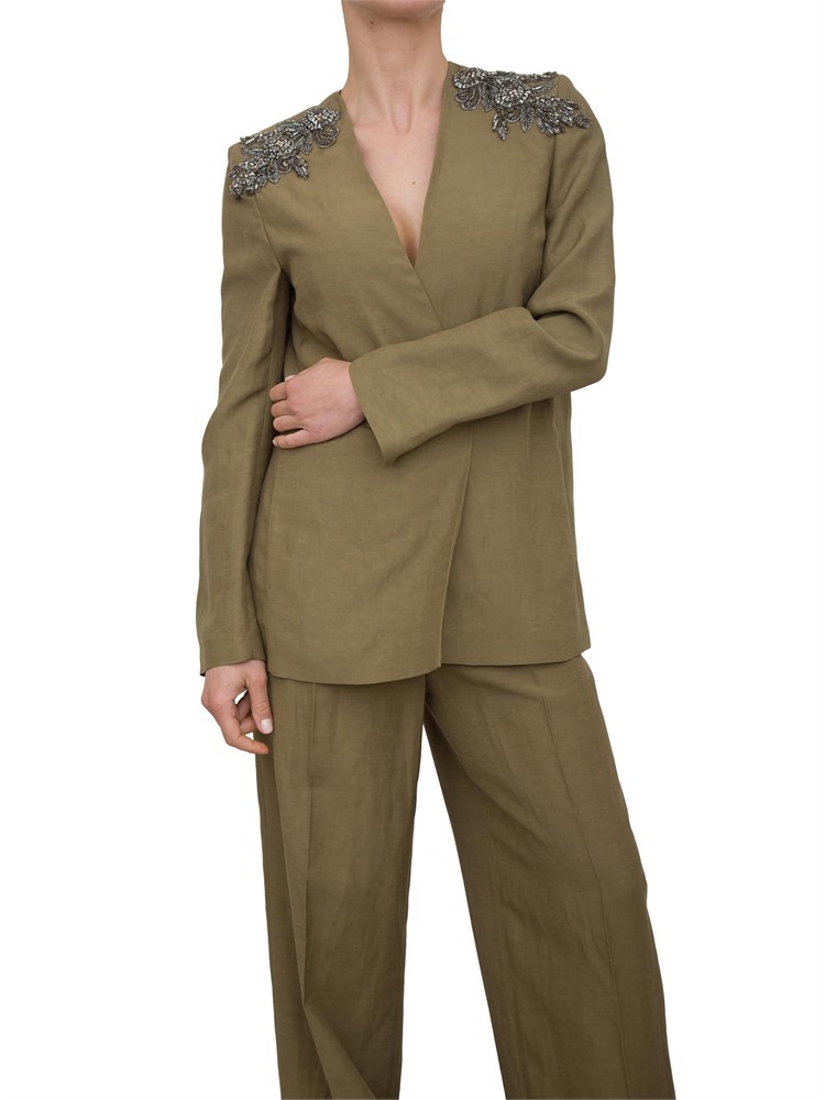 GIACCA MONOPETTO BLUGIRL VERDE