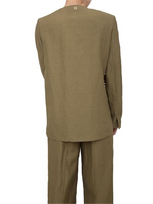 GIACCA MONOPETTO BLUGIRL VERDE in DONNA