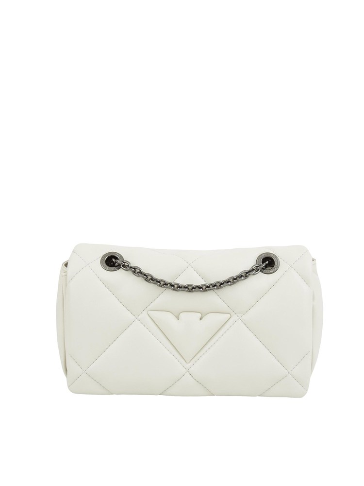 Mini bag a tracolla Emporio Armani con patta effetto nappa matelassé