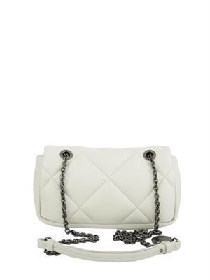 Mini bag a tracolla Emporio Armani con patta effetto nappa matelassé in DONNA