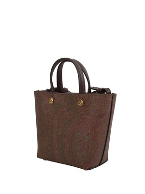 Borsa shopping mini Etro motivo jacquard Paisley in DONNA