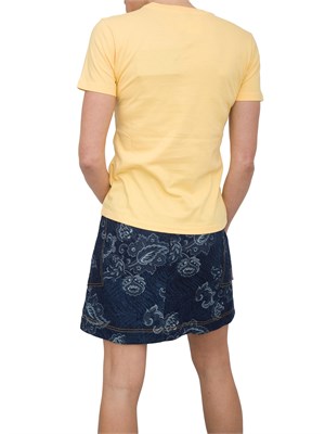 T-shirt Etro gialla con stampa farfalla in DONNA
