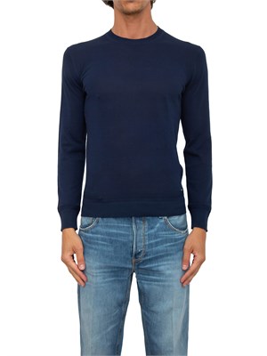 LIU JO Maglia Liu-Jo blu in crèpe di cotone in UOMO