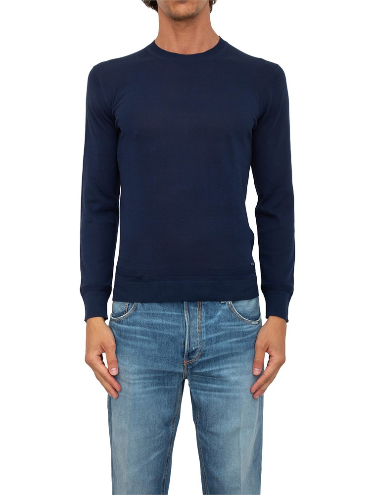 LIU JO Maglia Liu-Jo blu in crèpe di cotone