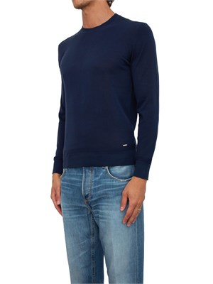 LIU JO Maglia Liu-Jo blu in crèpe di cotone in UOMO