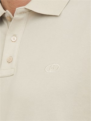 LIU JO Polo Liu-jo beige in piquet con logo in UOMO
