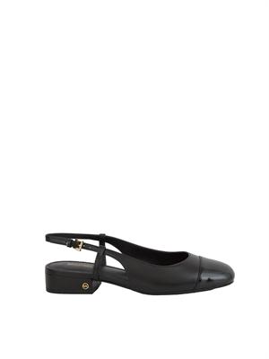 MICHAEL MICHAEL KORS Ballerine Michael Kors Perla Flex Sling Flat pelle nera in DONNA