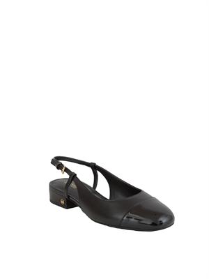 MICHAEL MICHAEL KORS Ballerine Michael Kors Perla Flex Sling Flat pelle nera in DONNA