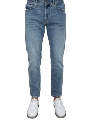 Jeans skinny Liu Jo uomo blu medio con lavaggio stonewash in UOMO