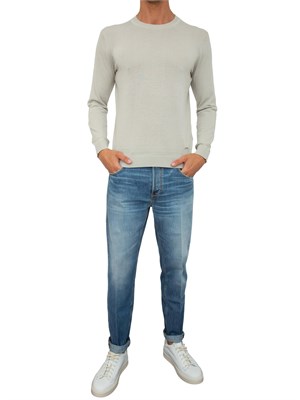 LIU JO Maglia Liu-Jo grigio in crèpe di cotone in UOMO