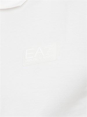 EA7 EMPORIO ARMANI Polo Ea7 Lux Identity in misto modal avorio in UOMO