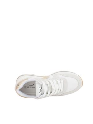 Sneakers bianche Voile Blanche in suede e tessuto tecnico in DONNA