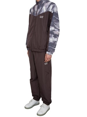 EA7 EMPORIO ARMANI Tuta EA7 stampata Dynamic Athlete in tessuto tecnico VENTUS7 in UOMO