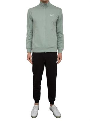 EA7 EMPORIO ARMANI Tuta Ea7 Core Identity in cotone verde in UOMO