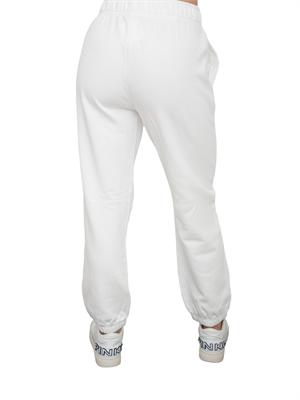 Pantalone tuta bianco Pinko con gioiello Love Birds in DONNA