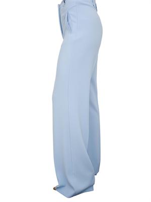 Pantaloni palazzo Patrizia Pepe in crêpe celeste in DONNA