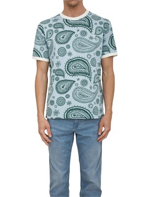 LIU JO T-shirt girocollo Liu-jo fantasia con dettagli a contrasto in UOMO