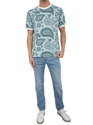 LIU JO T-shirt girocollo Liu-jo fantasia con dettagli a contrasto in UOMO