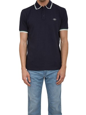 LIU JO Polo Liu-jo blu con con logo a contrasto in UOMO