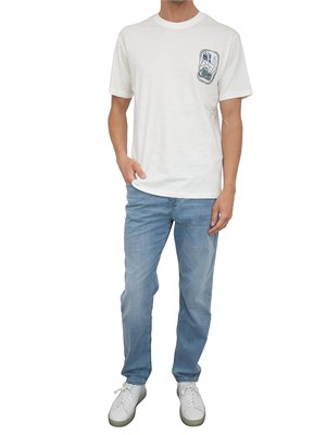 LIU JO T-shirt Liu-jo avorio con grafica stampata in UOMO