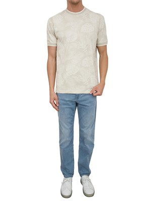 LIU JO T-shirt girocollo Liu-jo fantasia all-over in UOMO