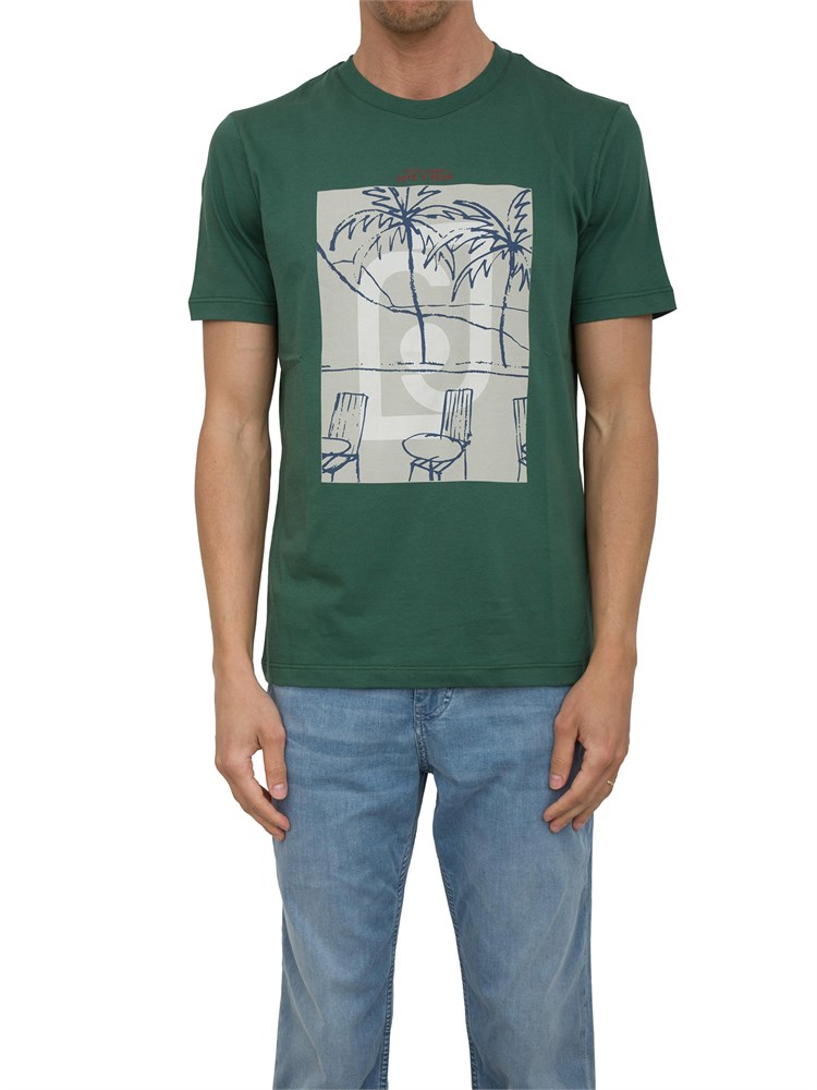 LIU JO T-shirt Liu-jo verde con stampa Cote d'Azur