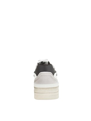 Sneaker uomo Richmond X in pelle bianca con inserti neri in UOMO