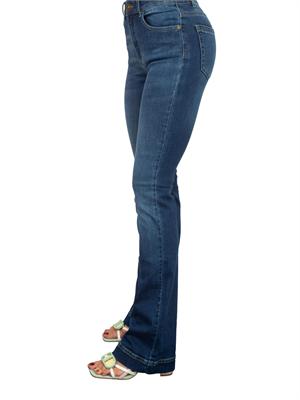 Jeans cinque tasche Nenette vita alta e gamba svasata in DONNA