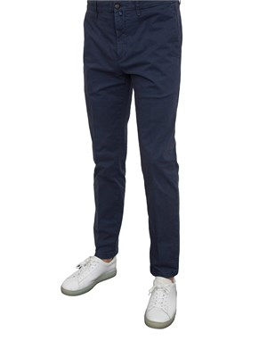 Pantalone chino Siviglia blu in cotone in UOMO