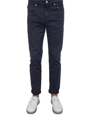 Pantalone chino Siviglia blu in cotone in UOMO