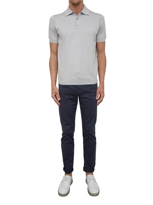 Pantalone chino Siviglia blu in cotone in UOMO