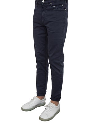Pantalone chino Siviglia blu in cotone in UOMO