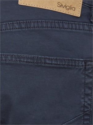 Pantalone chino Siviglia blu in cotone in UOMO