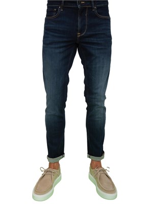 Jeans uomo slim Guess Jeans con lavaggio scuro effetto used in UOMO