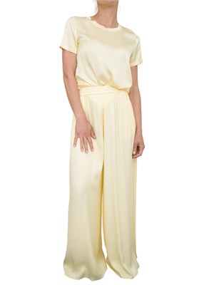 Pantalone giallo fluido Kocca modello a gamba larga in DONNA