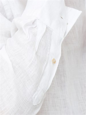 LIU JO Camicia coreana Liu-jo bianco in lino in UOMO