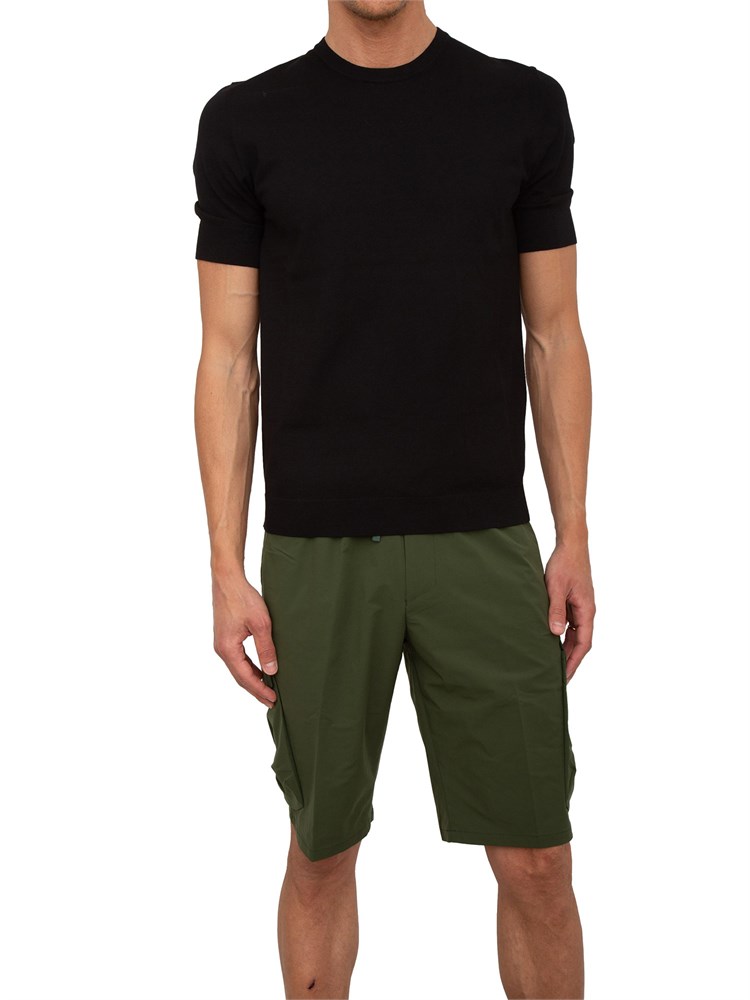 BOSS Maglia Hugo slim fit a maniche corte nero